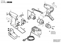 Bosch 0 603 937 668 PSR 96 Cordless Screw Driver 9.6 V / GB Spare Parts PSR96